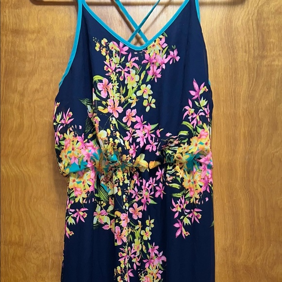 Blue floral dress - Picture 2 of 6